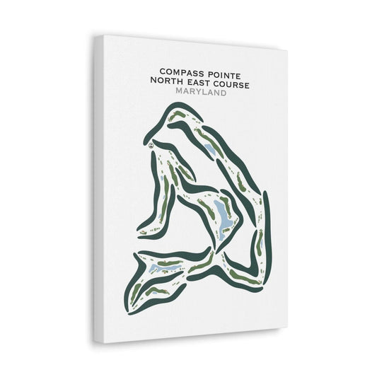 Compass Pointe North East Course, Maryland - Printed Golf Courses