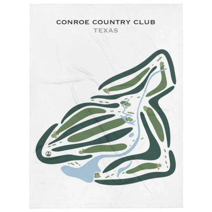 Conroe Country Club, Texas - Printed Golf Courses