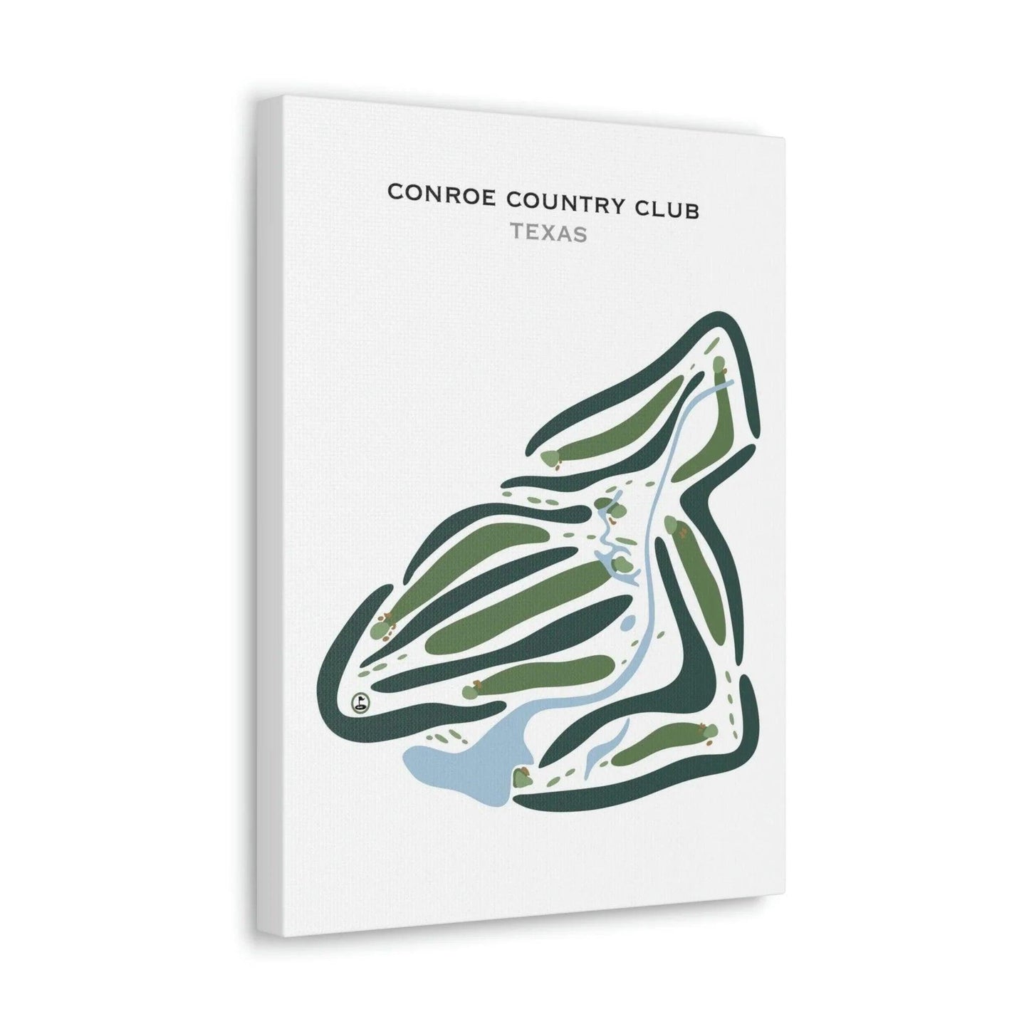 Conroe Country Club, Texas - Printed Golf Courses