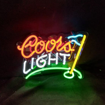 Coors Light Golf Neon Sign Light