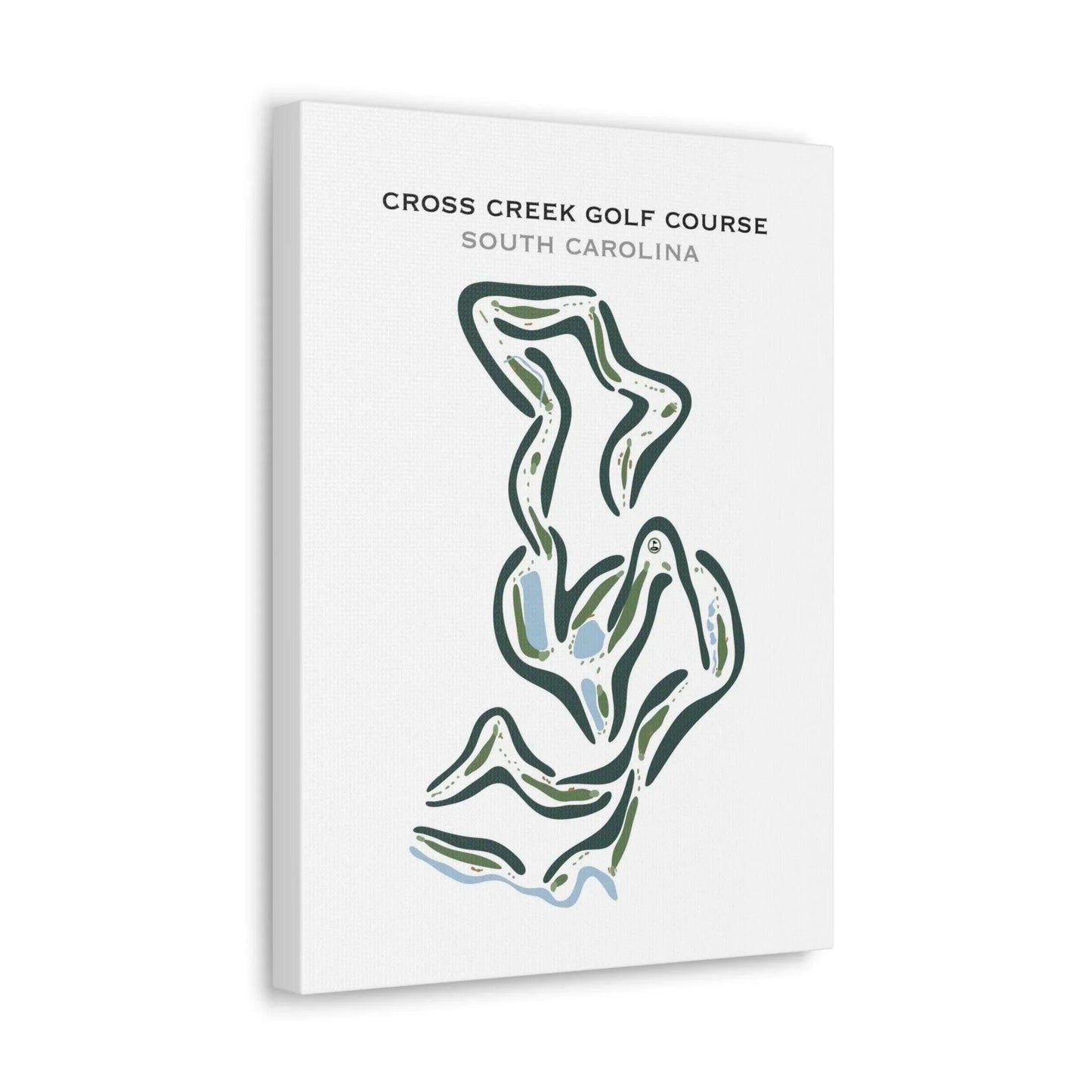Cross Creek Golf Course, South Carolina - Printed Golf Courses