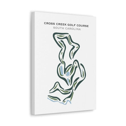 Cross Creek Golf Course, South Carolina - Printed Golf Courses