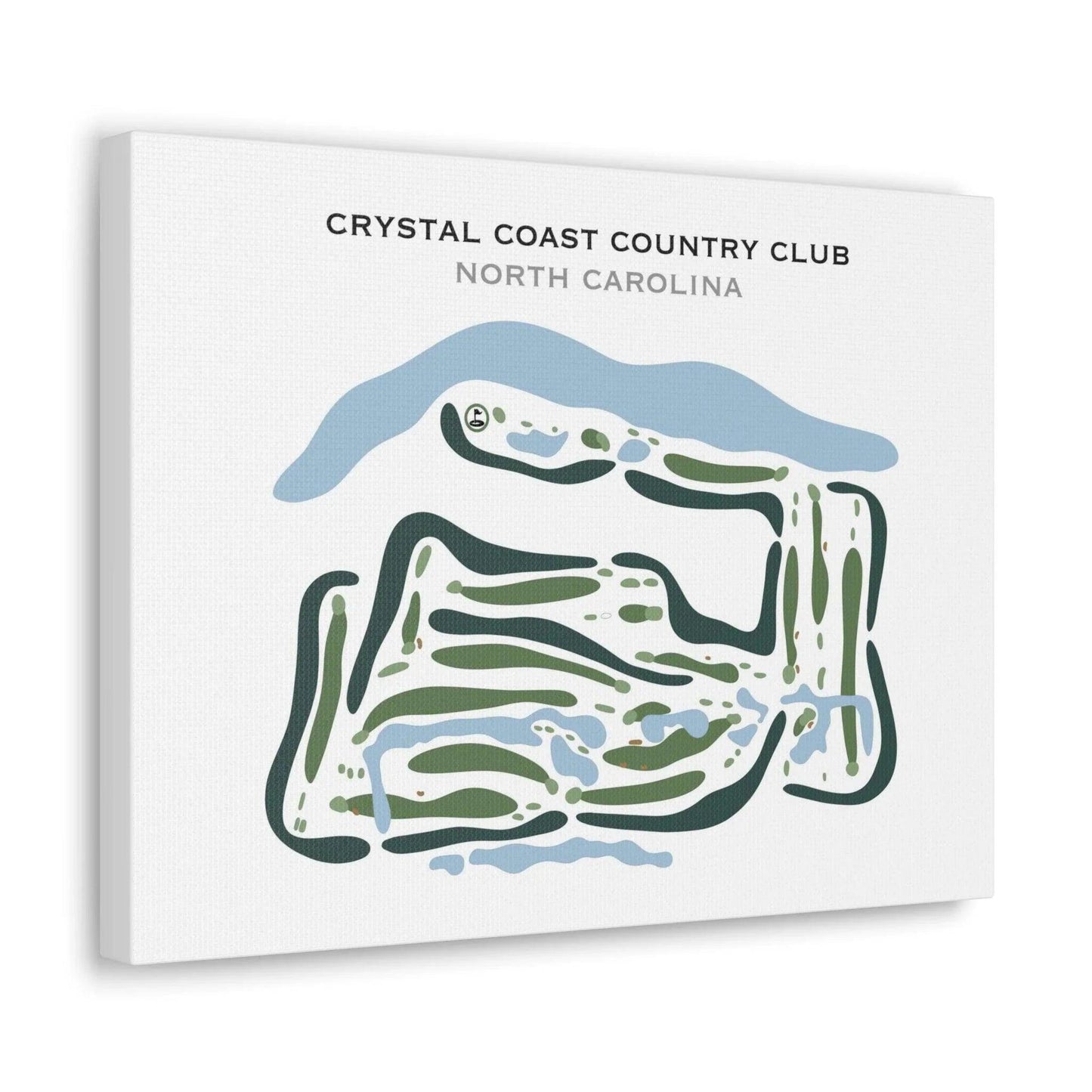Crystal Coast Country Club, North Carolina - Printed Golf Courses