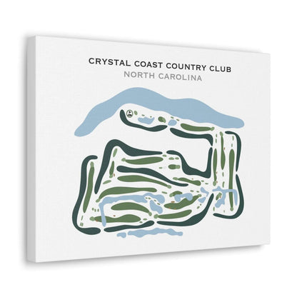 Crystal Coast Country Club, North Carolina - Printed Golf Courses