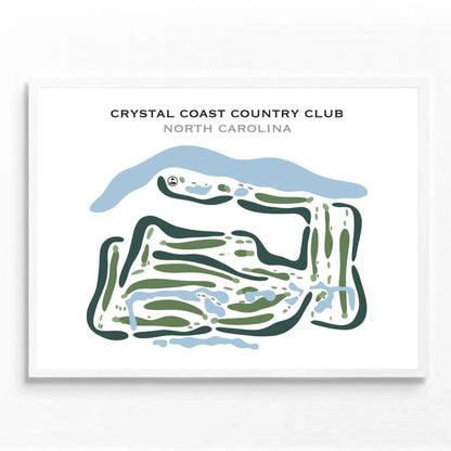 Crystal Coast Country Club, North Carolina - Printed Golf Courses