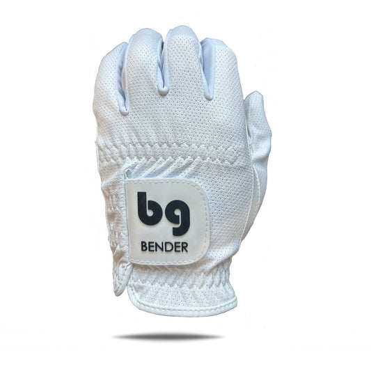 White Mesh Golf Glove