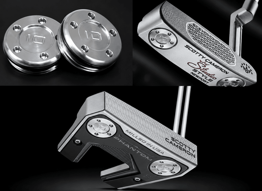 Custom Putter Weights Set – Compatible with Titleist Scotty Cameron - Silver