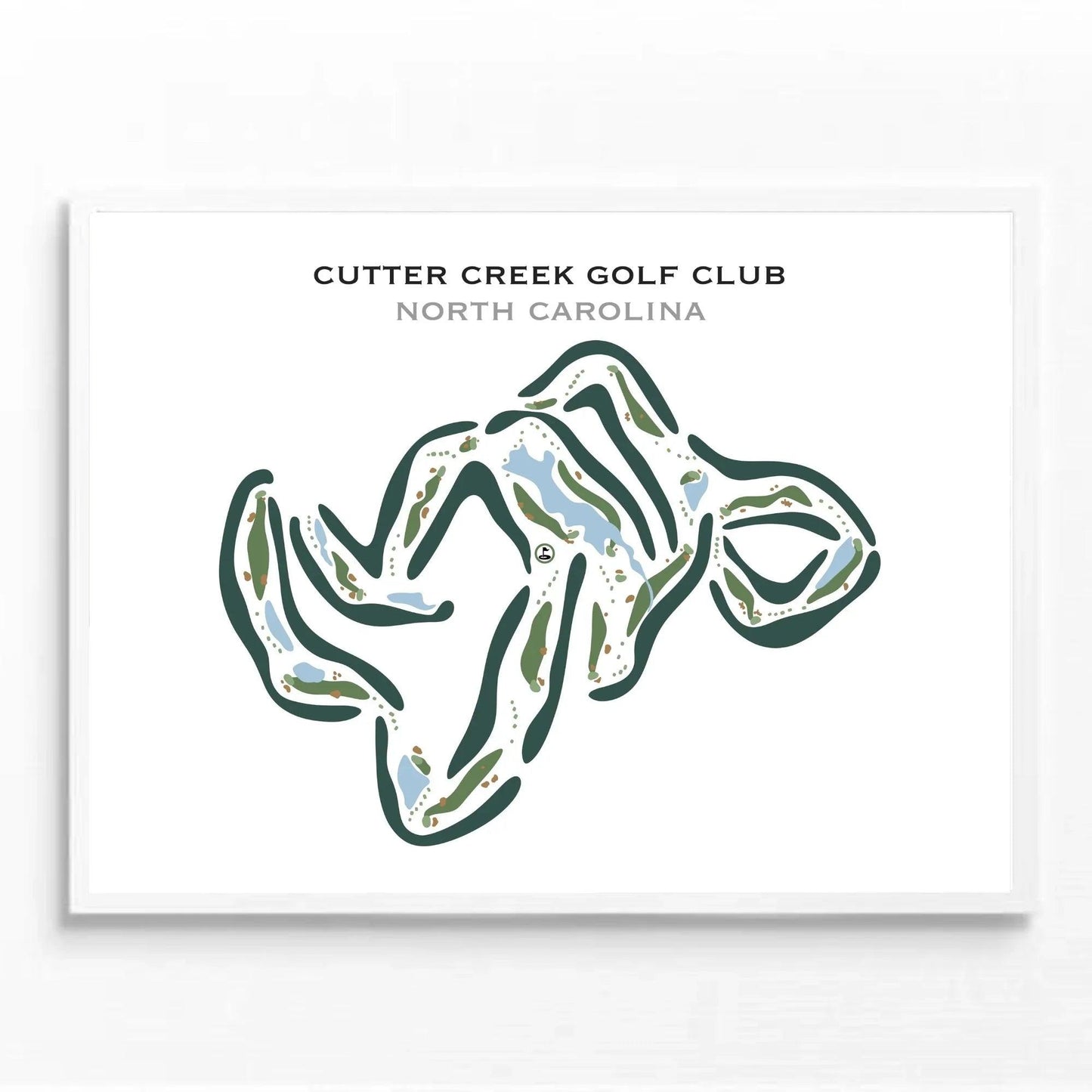 Cutter Creek Golf Club, North Carolina - Printed Golf Courses