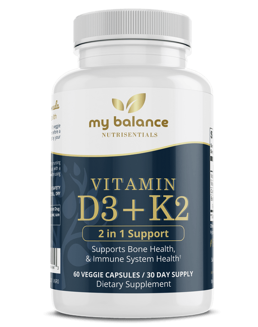 Vitamin D3 + K2 with BioPerine®