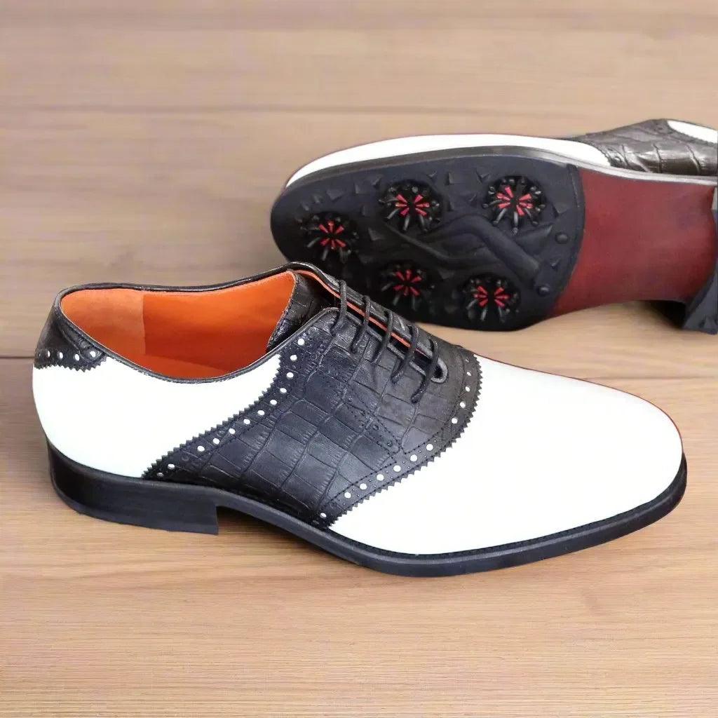 damaz-saddle-golf-shoes-ii-wholesale-black-white-shoe-151 - GOLF LEAGUE