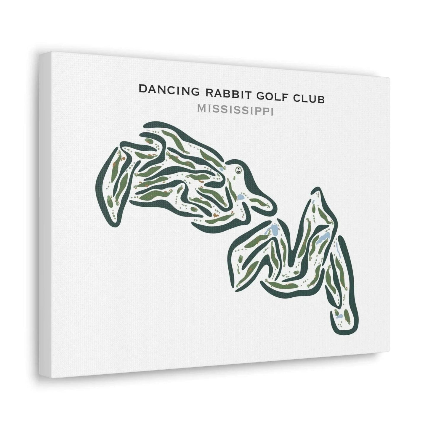 Dancing Rabbit Golf Club, Mississippi - Printed Golf Courses