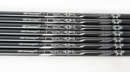 UST Mamiya Recoil DART 80 Stiff Iron Shafts Set of 10 New Uncut .370 41"