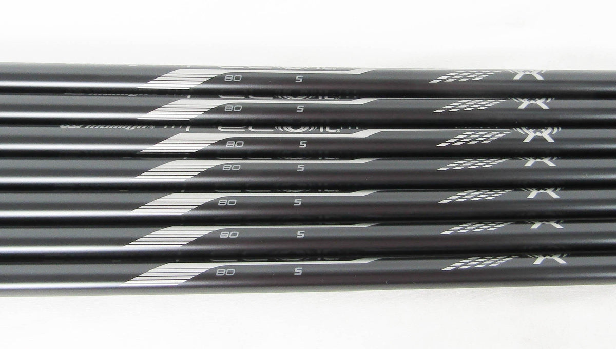 UST Mamiya Recoil DART 80 Stiff Iron Shafts Set of 10 New Uncut .370 41"