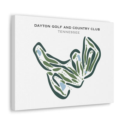 Dayton Golf & Country Club, Tennessee - Printed Golf Courses