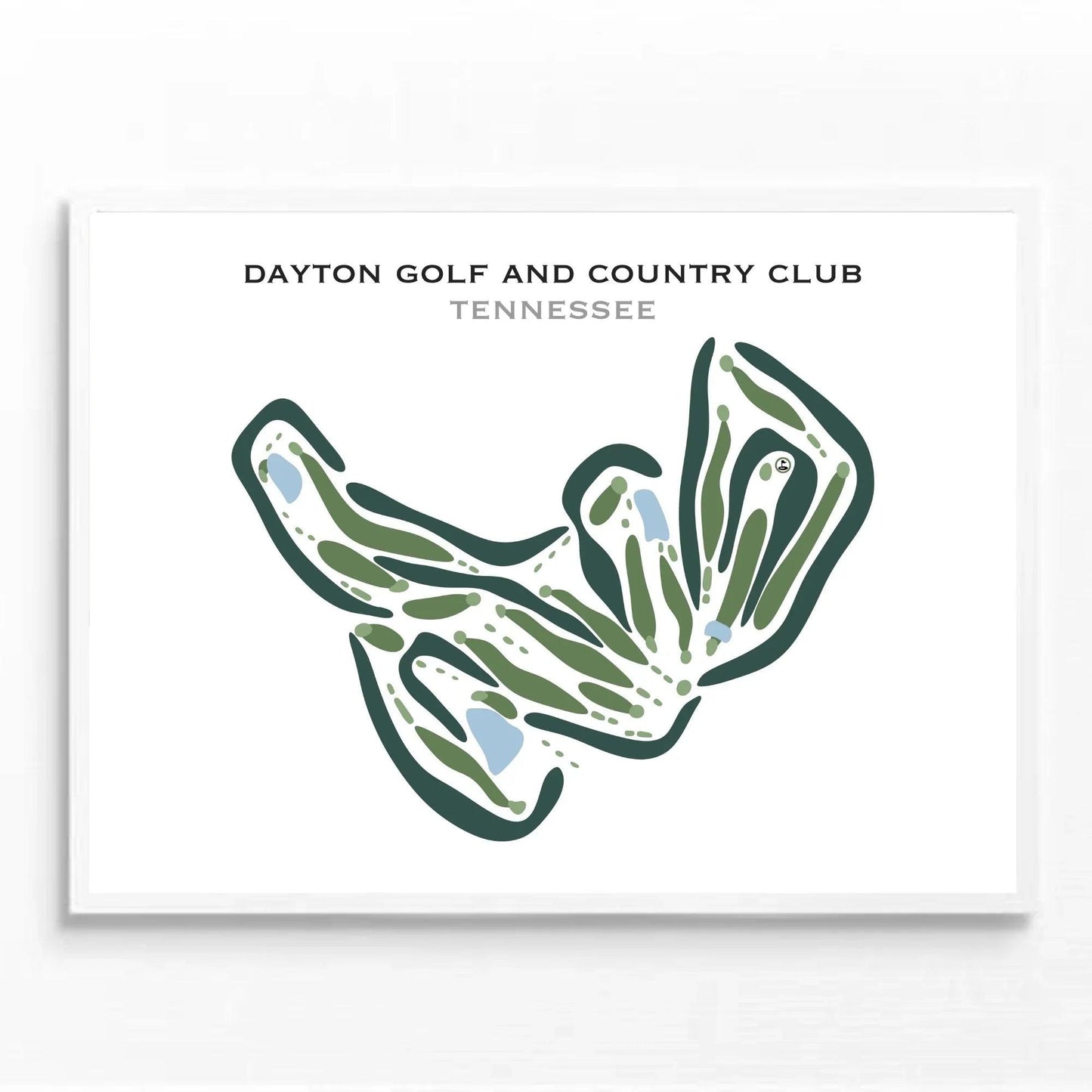 Dayton Golf & Country Club, Tennessee - Printed Golf Courses