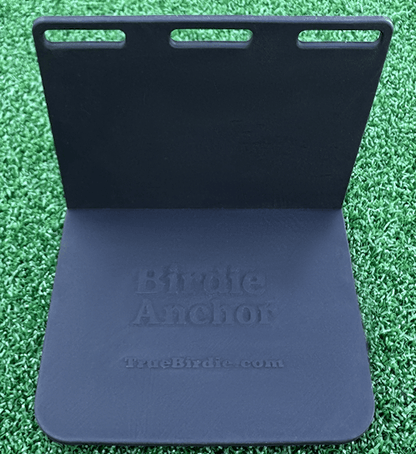 Birdie Wedge – Golf Simulator Tee Anchor with Two Sets of Silicone Golf Simulator Tees