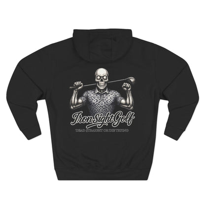 Dead Straight or Die Trying Skull Golf Hoodie — Iron Sight Golf