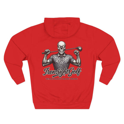Dead Straight or Die Trying Skull Golf Hoodie — Iron Sight Golf