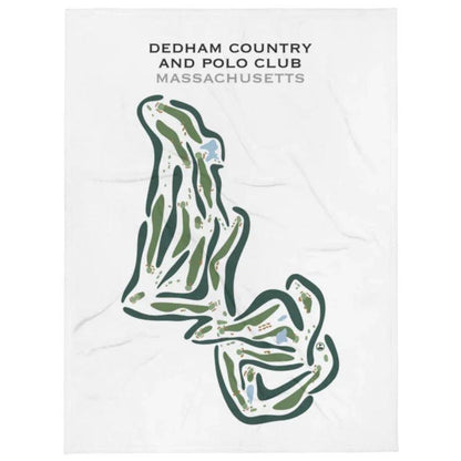 Dedham Country and Polo Club, Massachusetts - Printed Golf Courses