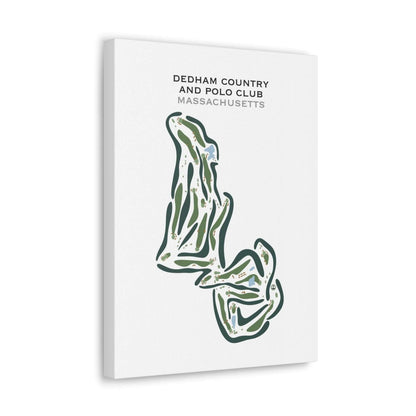 Dedham Country and Polo Club, Massachusetts - Printed Golf Courses