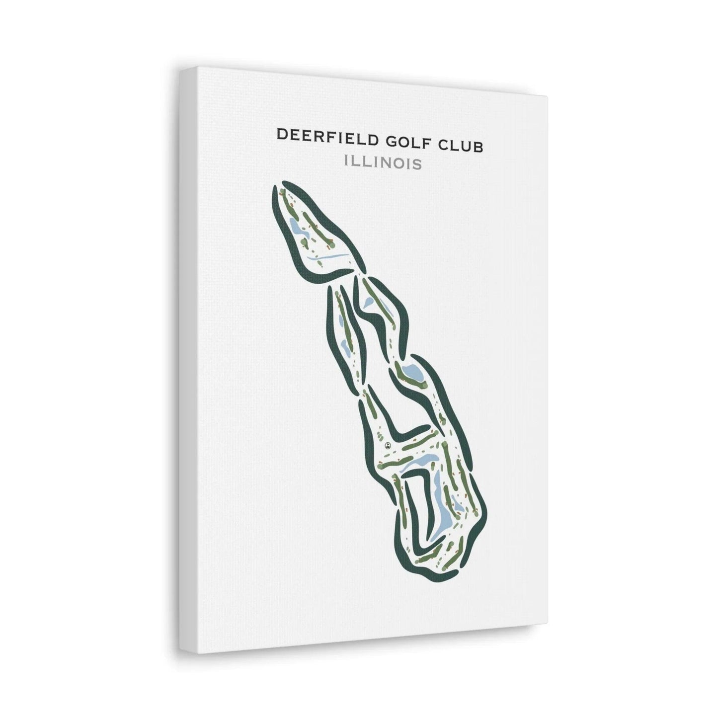 Deerfield Golf Club, Illinois - Printed Golf Courses