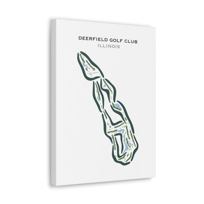 Deerfield Golf Club, Illinois - Printed Golf Courses