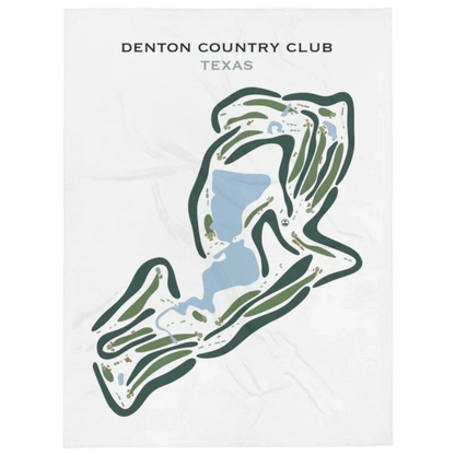 Denton Country Club, Texas - Printed Golf Courses