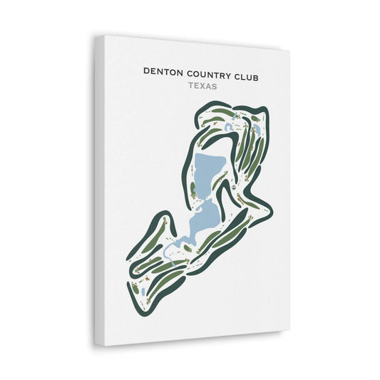 Denton Country Club, Texas - Printed Golf Courses
