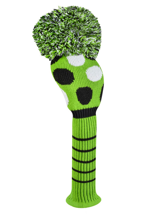 Lime Multi Dot Driver Headcover - Just4Golf