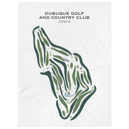Dubuque Golf & Country Club, Iowa - Printed Golf Courses