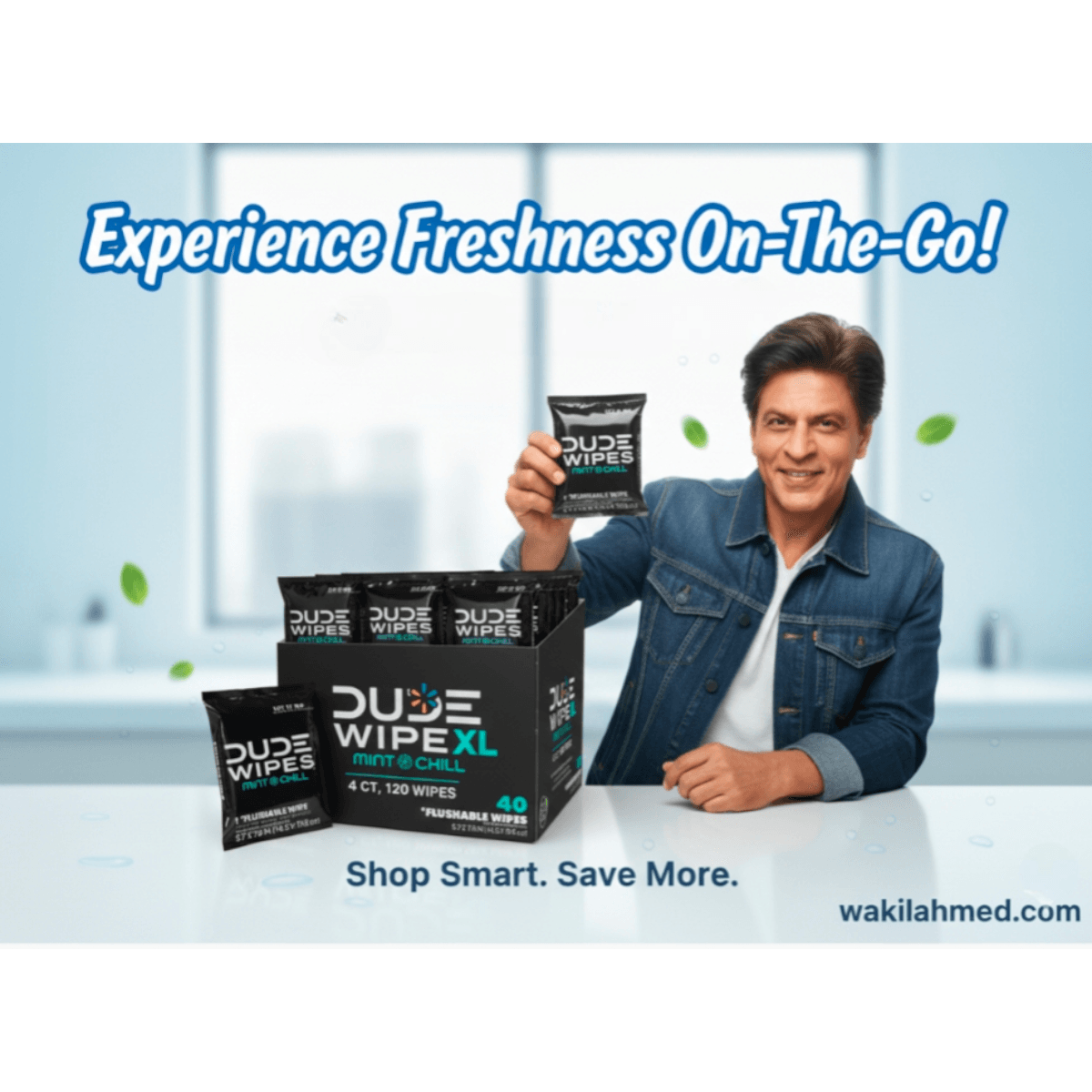 dude-wipes-mint-chill-flushable-wipes-shah-rukh-khan - GOLF LEAGUE