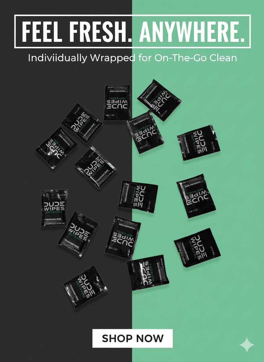 dude-wipes-xl-mint-flushable-wipes-4-pack-120-wipes-7872280 - GOLF LEAGUE