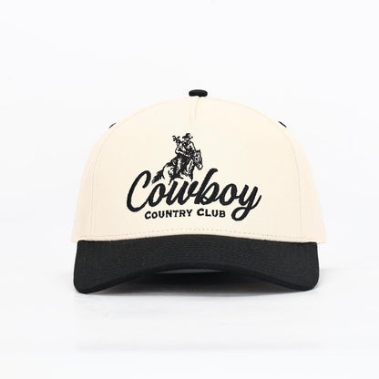 Rodeo Golfer Hat Black