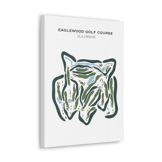 Eaglewood Golf Course, Illinois - Printed Golf Courses