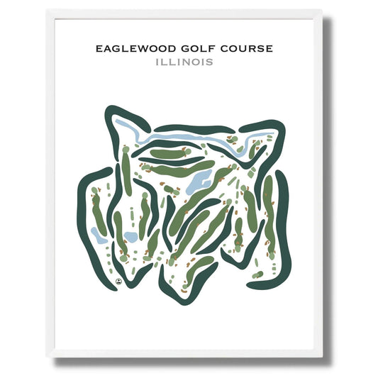 Eaglewood Golf Course, Illinois - Printed Golf Courses
