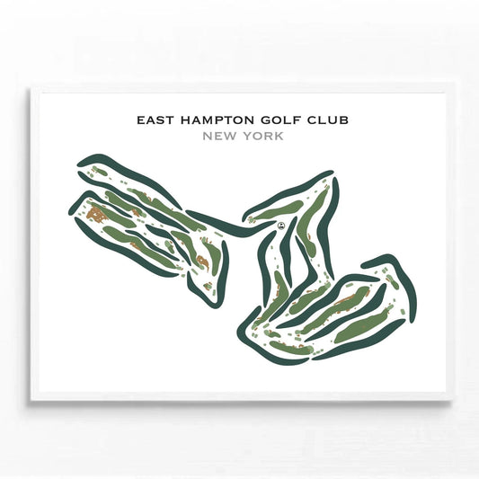 East Hampton Golf Club, New York - Printed Golf Courses
