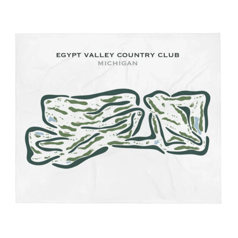 Egypt Valley Country Club, Michigan - Printed Golf Courses