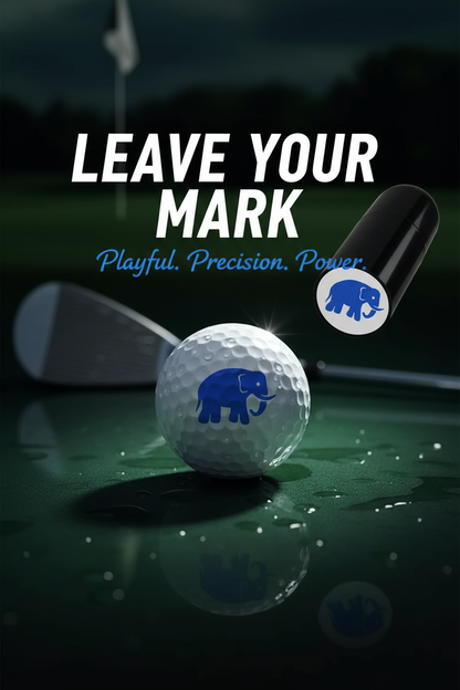 Quick-Dry Golf Ball Stamper