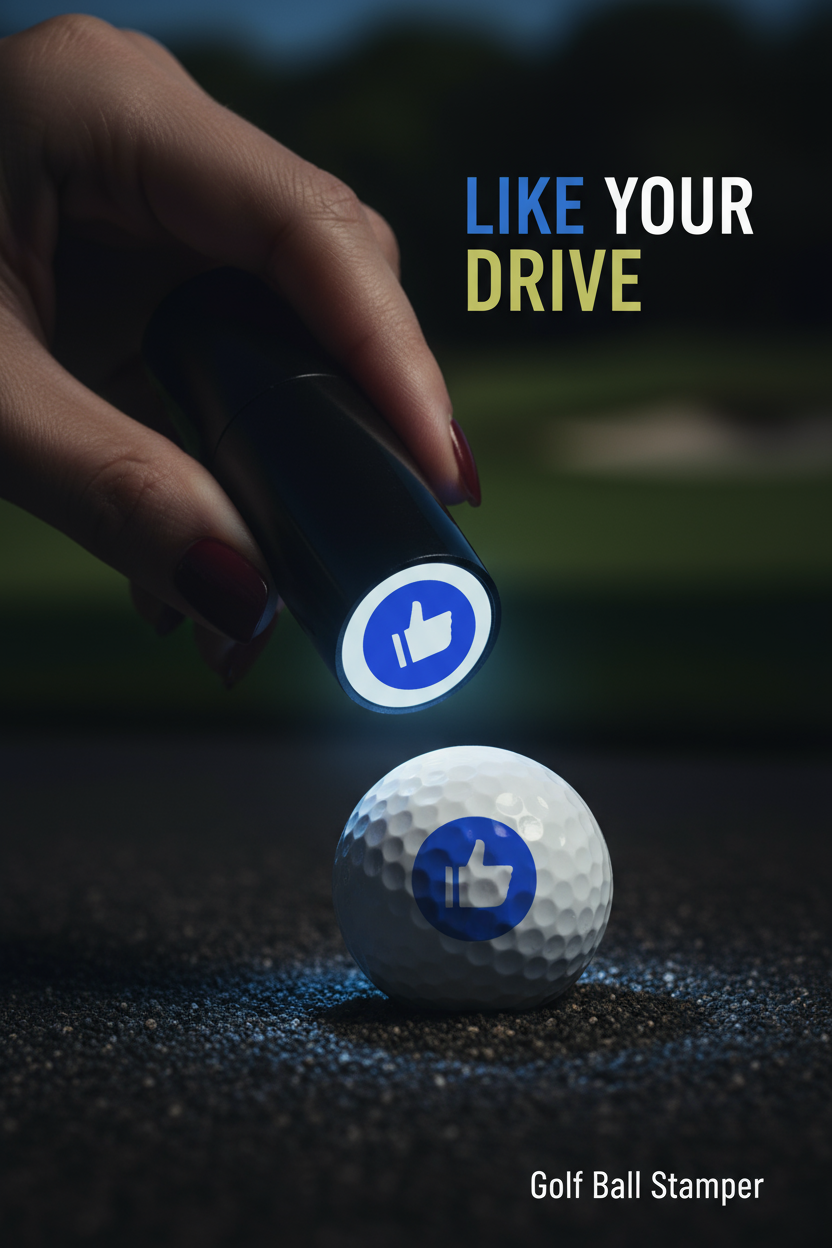 Quick-Dry Golf Ball Stamper