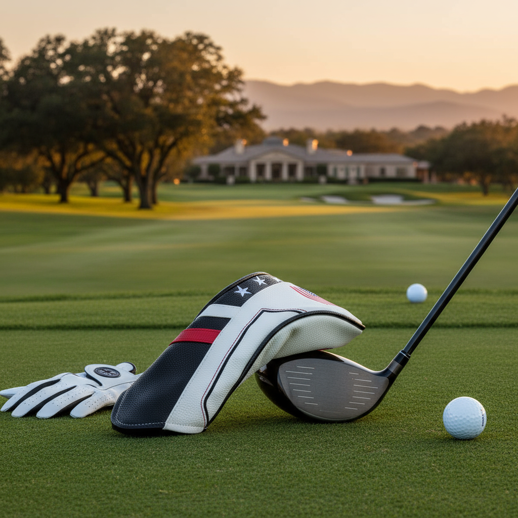 USA Synthetic Leather Golf Headcover