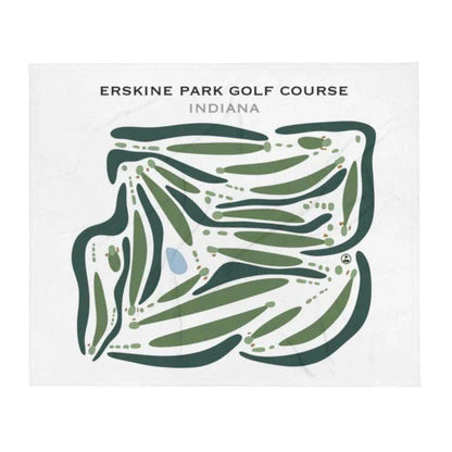 Erskine Park Golf Course, Indiana - Printed Golf Courses