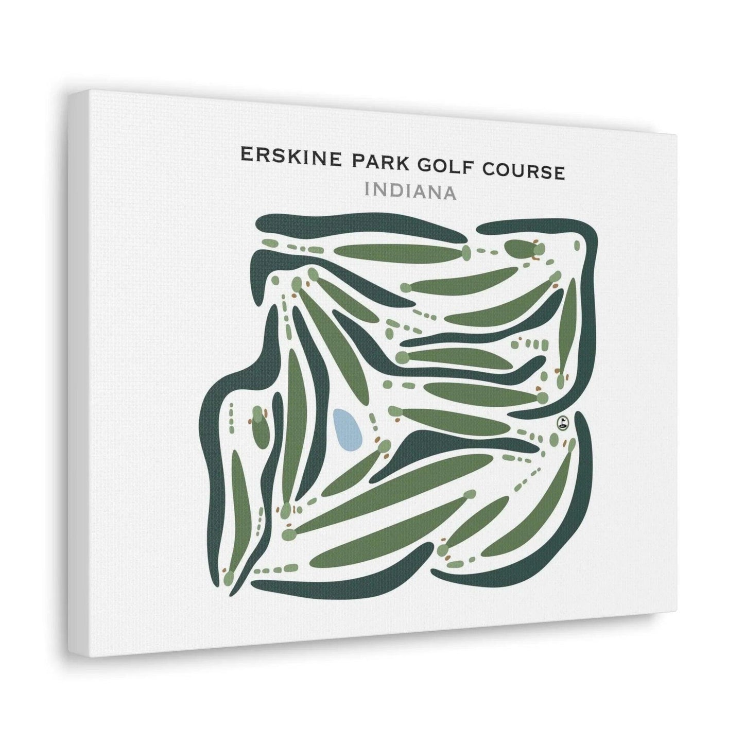 Erskine Park Golf Course, Indiana - Printed Golf Courses