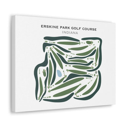 Erskine Park Golf Course, Indiana - Printed Golf Courses