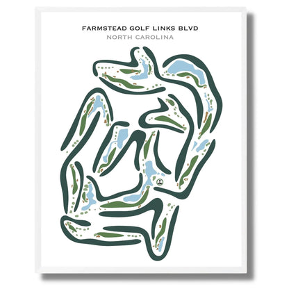 Farmstead Golf Links BLVD, North Carolina - Printed Golf Courses