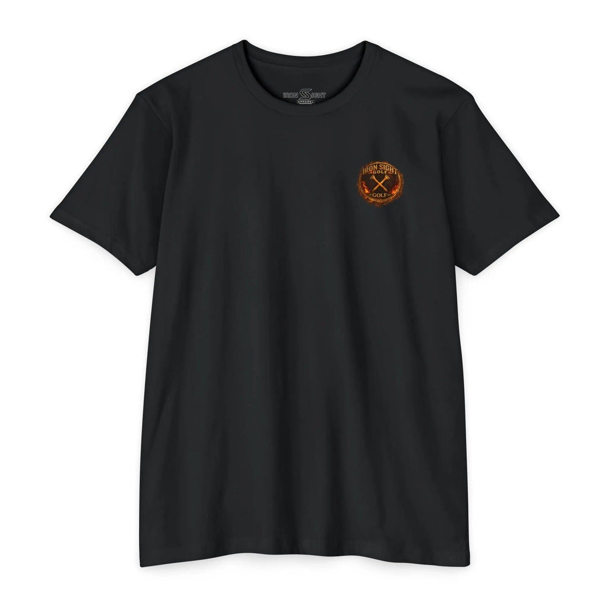 Catching Fire Firefighter Golf T-Shirt — Iron Sight Golf