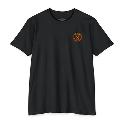 Catching Fire Firefighter Golf T-Shirt — Iron Sight Golf