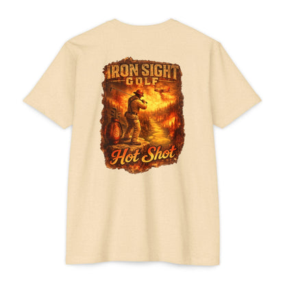 Hot Shot Firefighter Golf T-Shirt — Iron Sight Golf
