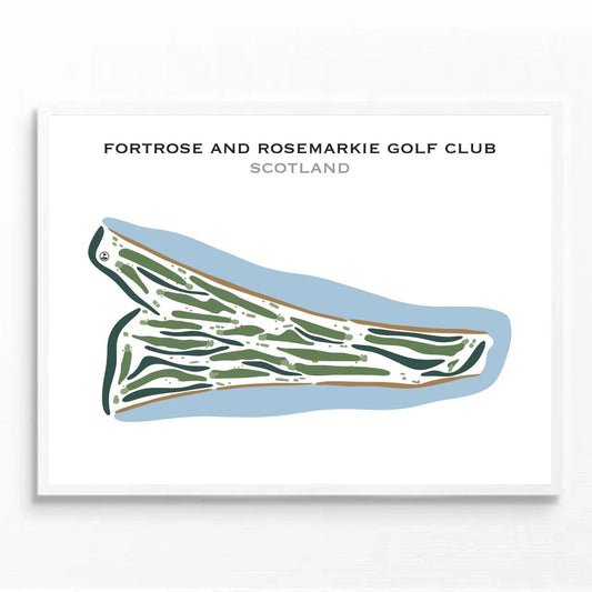 Fortrose & Rosemarkie Golf Club, Scotland - Printed Golf Courses