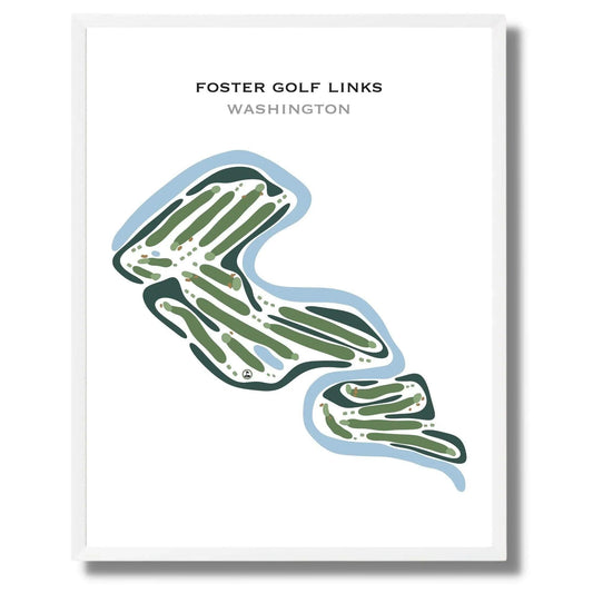 Foster Golf Links, Washington - Printed Golf Courses
