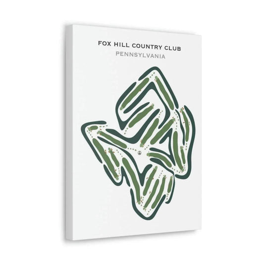 Fox Hill Country Club, Pennsylvania - Printed Golf Courses